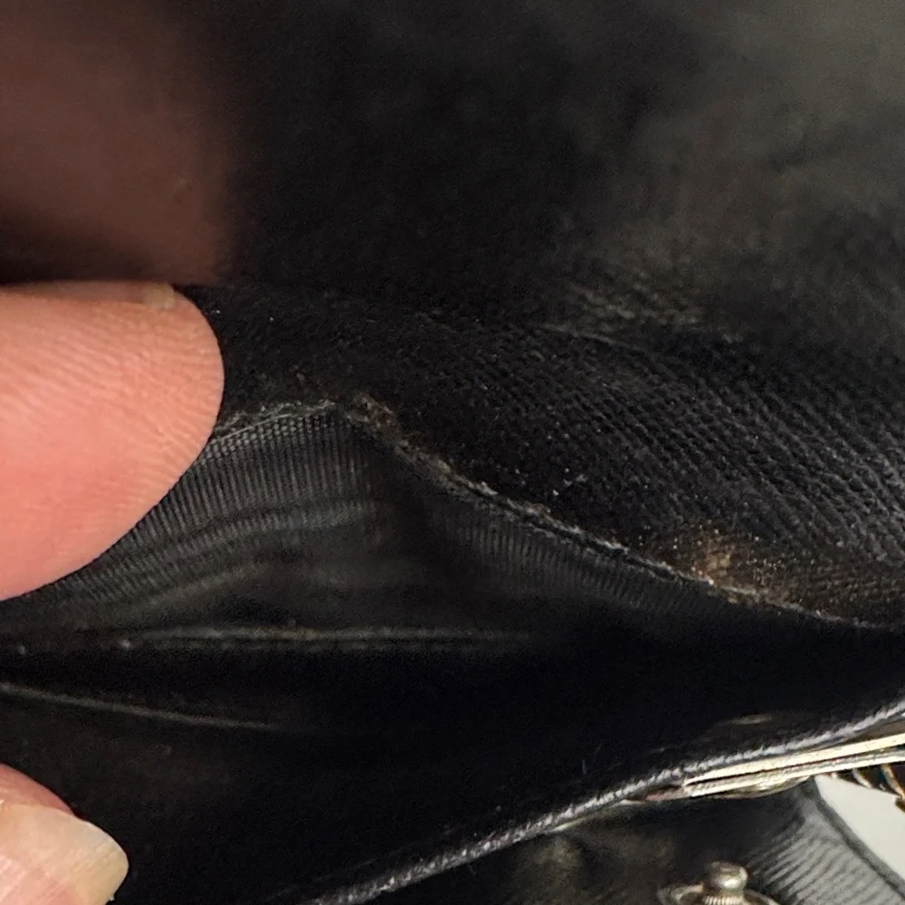 Prada Black key holder - full inclusion